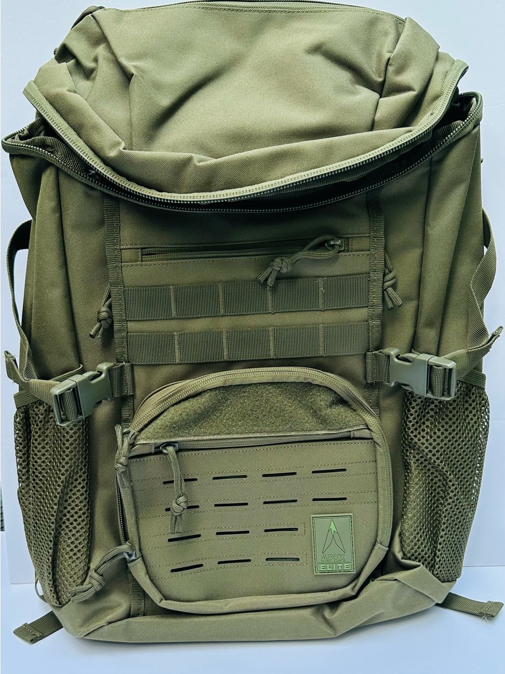 Tactical Backpack Olive Green MOLLE Military Assault Pack Hiking Bug Out Bag Day